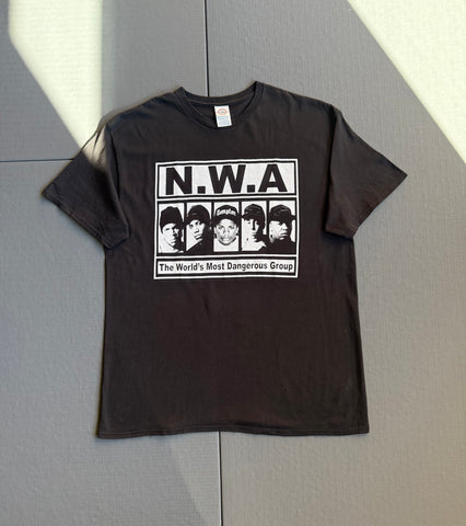 2006 NWA The Worlds Most Dangerous Group T Shirt Ruthless Records
