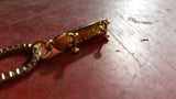 'Skateboard' pendant - Gold plated