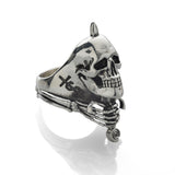 'Skull And Sword' ring - .925 Sterling Silver