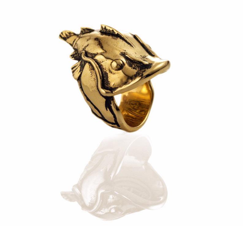 Yelawolf 'Catfish Billy' Ring - Gold Plated 11