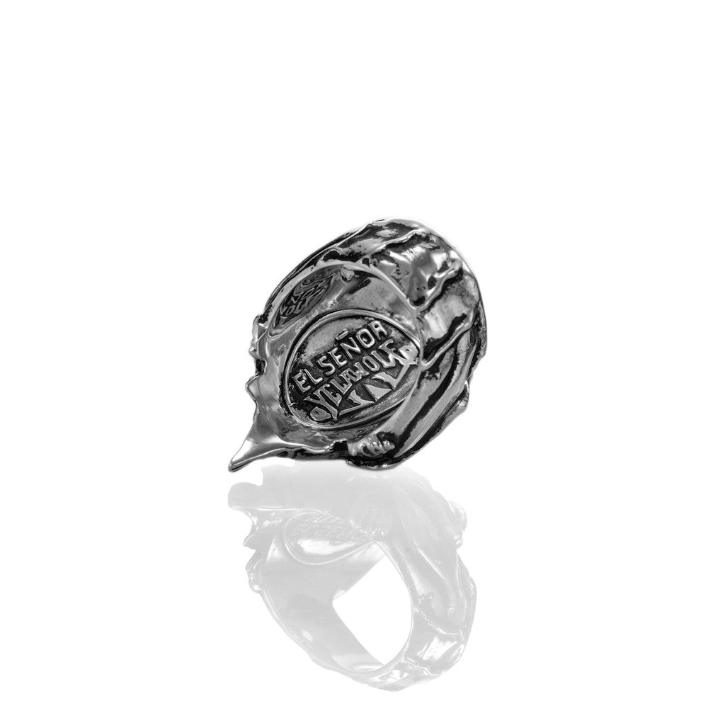 Yelawolf 'Catfish Billy' ring - Rhodium Plated – El Señor