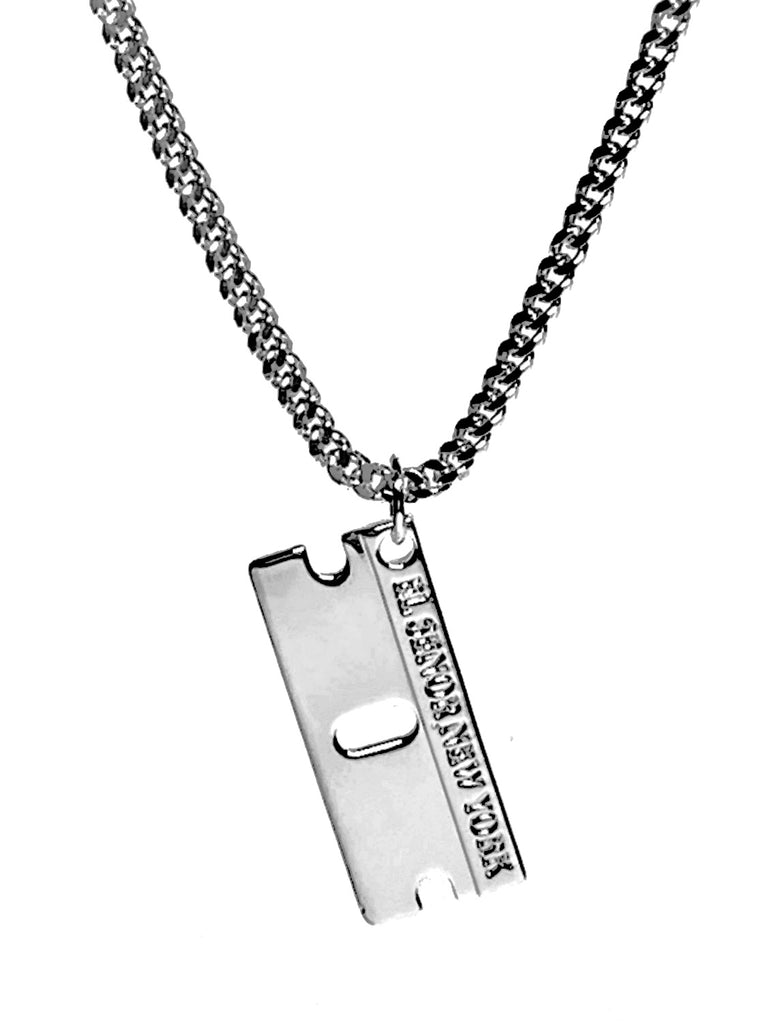 Men's Razor Blade Necklace