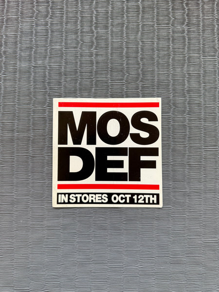 Vintage Mos Def ‘Black On Both Sides’ Promo Sticker