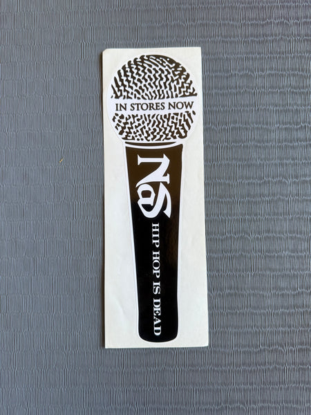 Nas ‘Hip Hop Is Dead’ Album Promo Sticker