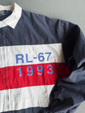 Vintage Polo Ralph Lauren Jacket Mens L CP93 Stadium RL-67 1993 Flag Windbreaker