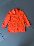 Ralph Lauren classic light lined orange gold buttons jacket coat sz.M