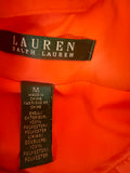 Ralph Lauren classic light lined orange gold buttons jacket coat sz.M