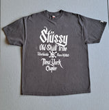 Stussy Old Skull Tribe Worldwide NY Chapter Skull Black T-Shirt supreme Men XL