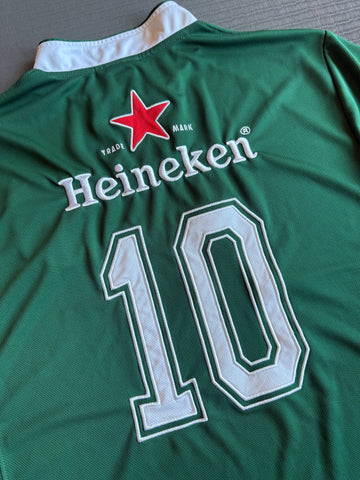 Heineken Beer #10 UEFA Champions League Soccer/football Jersey Sz. XL Shirt