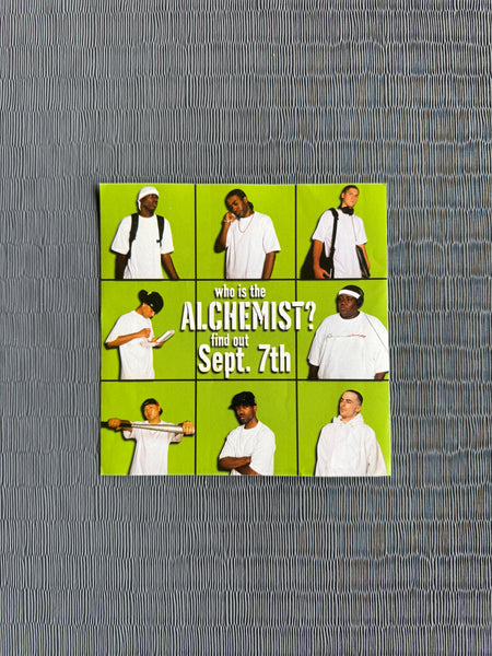 The Alchemist ‘1st Infantry’ Original Promo Sticker