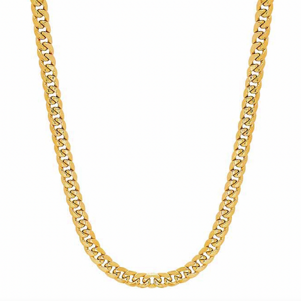 10K Yellow Gold 6.15mm Miami Cuban/Curb Chain