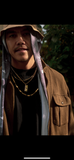 5mm ‘Special Tiger's Eye' Link 14k solid gold