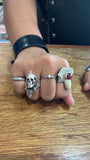 'Skull And Sword' ring - .925 Sterling Silver
