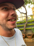 'Grillz'  14k Solid Gold Custom Fit