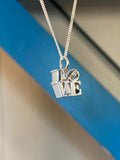 LOVE Pendant .925, or 14k