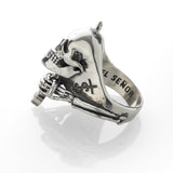 'Skull And Sword' ring - .925 Sterling Silver
