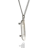 'Skateboard' Pendant - .925 Sterling Silver