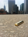 'Parking Block' pendant - 14K Solid Gold