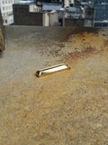 'Parking Block' pendant - 14K Solid Gold