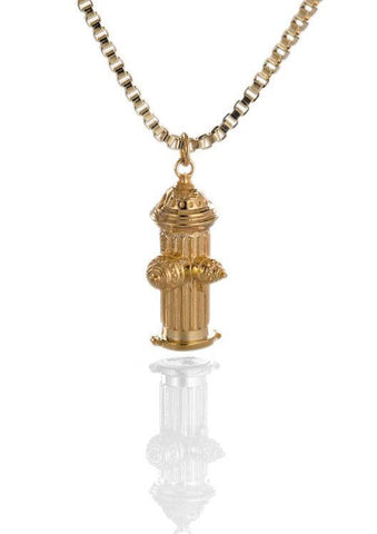 DGK x El Senor 'Fire Hydrant' pendant - Gold plated