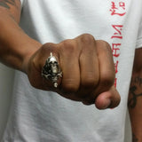'Skull And Sword' ring - .925 Sterling Silver