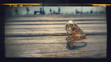 'Razor Blade' pendant - Gold plated