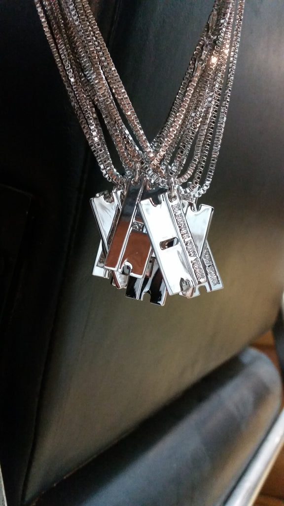 Louis Vuitton Razor Blade Pendant Necklace