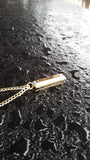 'Parking Block' pendant - 14K Solid Gold