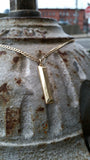 'Parking Block' pendant - 14K Solid Gold