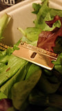 'Razor Blade' pendant - Gold plated