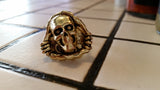'Ripper' ring - Gold plated