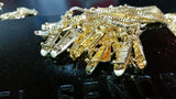 'Skateboard' pendant - Gold plated