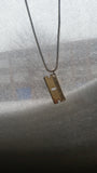 'Razor Blade' pendant - Gold plated