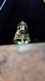 'Skull And Sword' ring - Gold plated