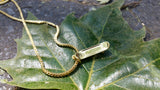 'Skateboard' pendant - Gold plated