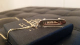 'Skate Mom' Skateboard pendant - .925 Sterling Silver