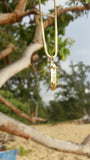 'Skateboard' pendant - Gold plated