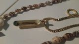 'Skateboard' pendant - Gold plated