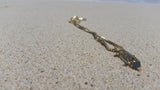 'Skateboard' pendant - Gold plated