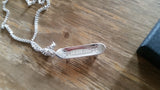 'Skate Mom' Skateboard pendant - .925 Sterling Silver