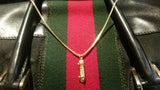 'Skateboard' pendant - Gold plated