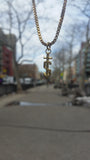 'S-Cross' Pendant - Gold Plated