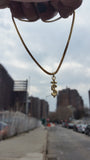 'S-Cross' Pendant - Gold Plated