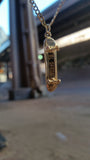'Skateboard' pendant - Gold plated