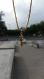 'S-Cross' Pendant - Gold Plated