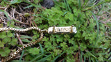 'Skateboard' pendant - Gold plated