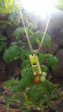 'Razor Blade' pendant - Gold plated
