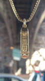 'Skateboard' pendant - Gold plated