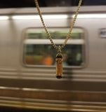 'Skateboard' pendant - Gold plated