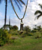 'Skateboard' pendant - Gold plated
